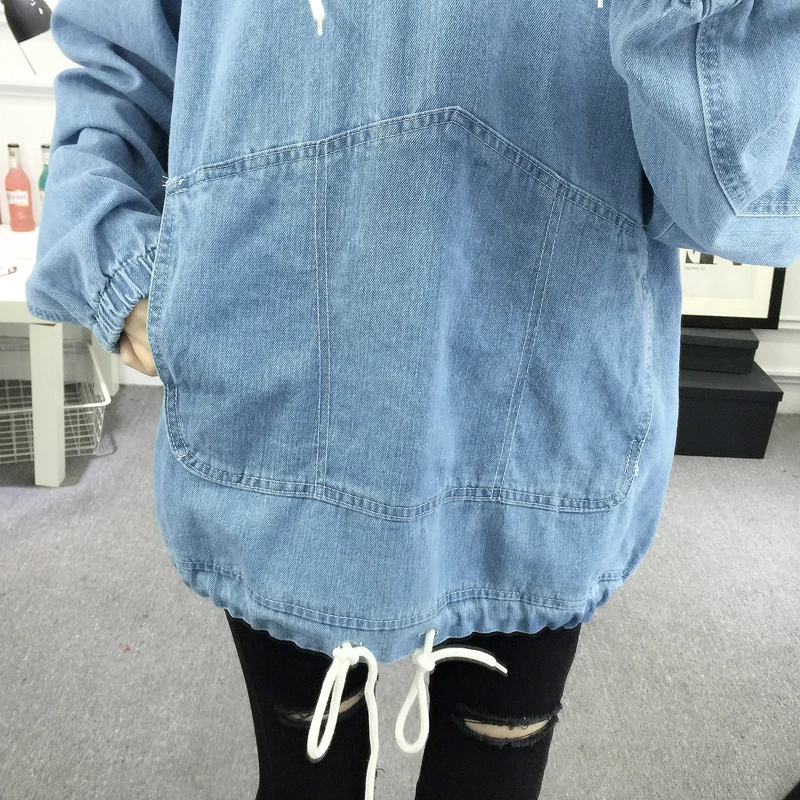 Пуловер Плюс Размеры Chaquetas Mujer куртка Для женщин Джинсовая Куртка jaqueta Джинсы для