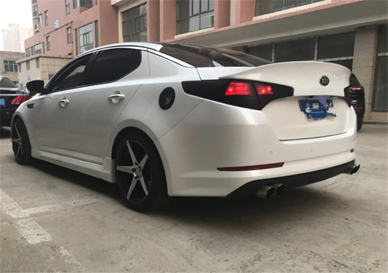 Используется для KIA k5/спойлер OPTIMA 2011 2012 2013 год FRP материал заднее крыло v стиль большой спойлер, аксессуары