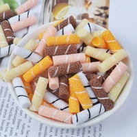 10pcs slime charms simulated chocolate bar resin plasticine slime accessories beads making supplies for diy scrapbooking crafts
