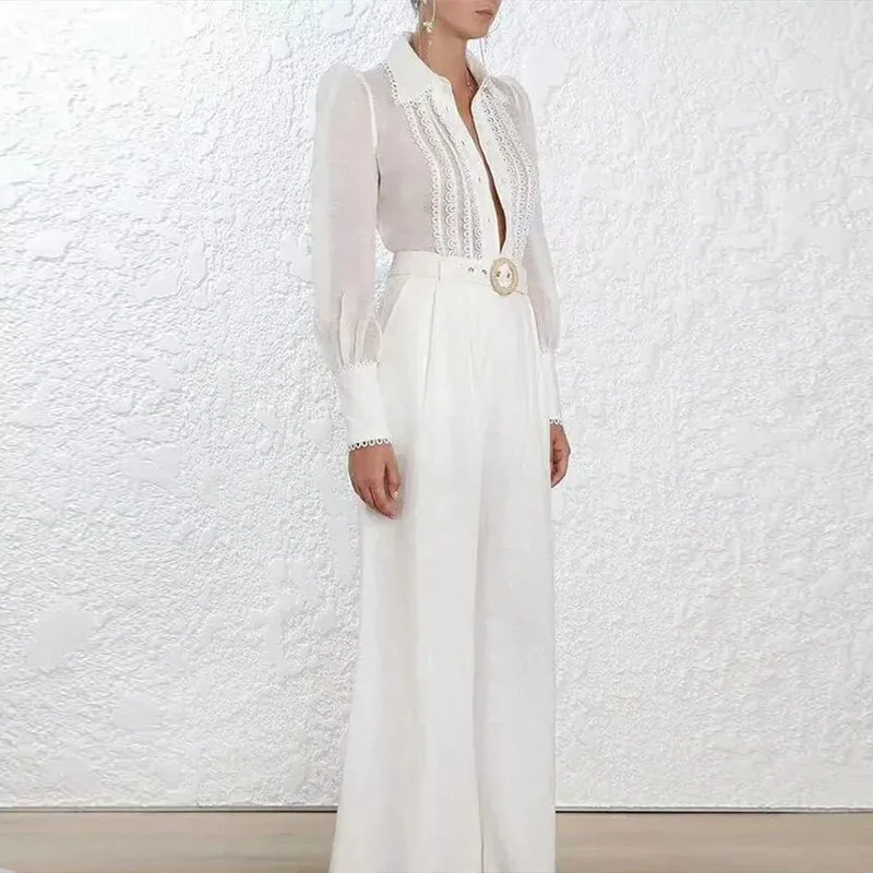 2019 новая осенне зимняя модная женская белая блузка Топы с длинными рукавами