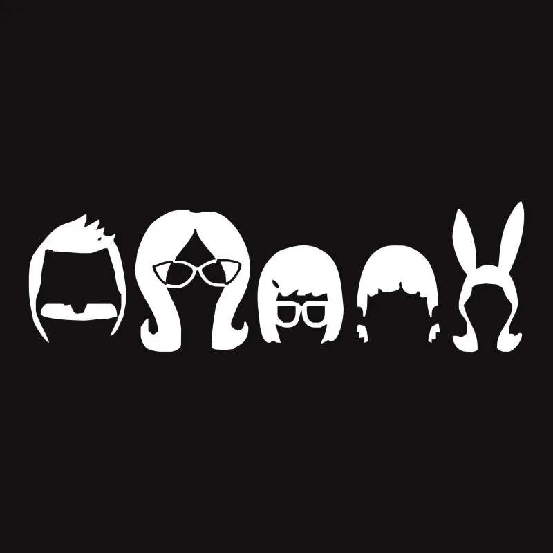 Cunymagos Bob'S Burger семейный мультяшный автомобильный стикер модный Стайлинг Авто