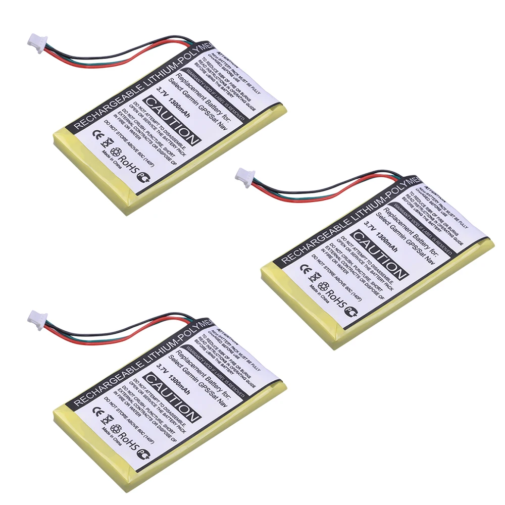 

Batmax 3Pc GPS Rechargeable Battery for Garmin Nuvi 200,200 W,205,205 W,205WT,250 252 W 255,255T,265 W