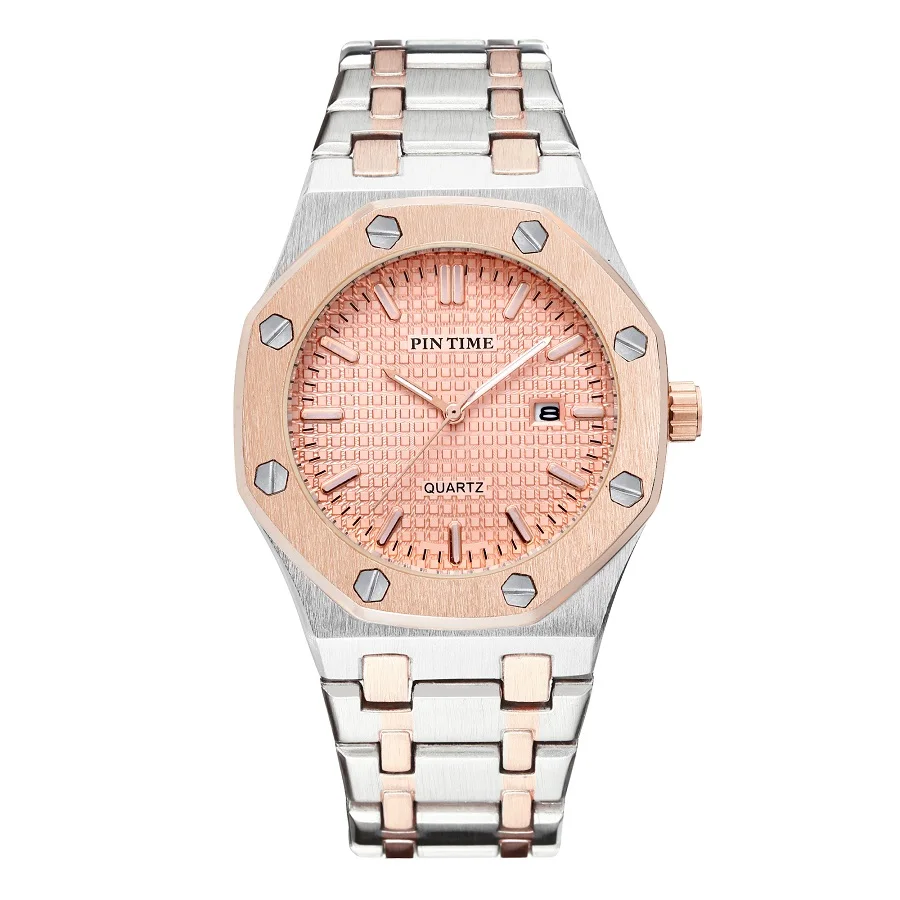Relogio Masculino люксовый бренд PINTIME мужские часы из нержавеющей стали водонепроницаемые спортивные мужские s кварцевые часы для бизнеса мужские наручные часы