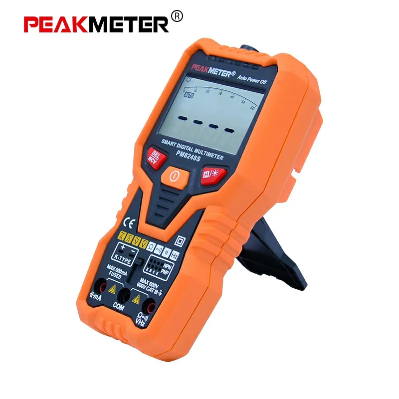 Цифровой мультиметр PEAKMETER PM8248S измеритель бесконтактного напряжения 30 ~ 1000 Гц