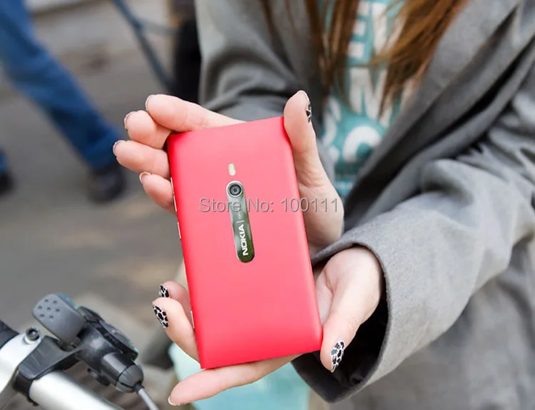 Восстановленный разблокированный Nokia lumia 800 мобильный телефон с 3,7 дюймовый сенсорный экран, Wi-Fi, MP3 8MP 16 Гб Встроенная память Windows/