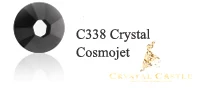 338 Crystal Cosmojet Кристалл замок класс 5а шелк горячей фиксации страз Erinite железо на камне прозрачный Бирюзовый Кобальт Diy Стекло горячей фиксации Стразы - Цвет: 338 Crystal Cosmojet