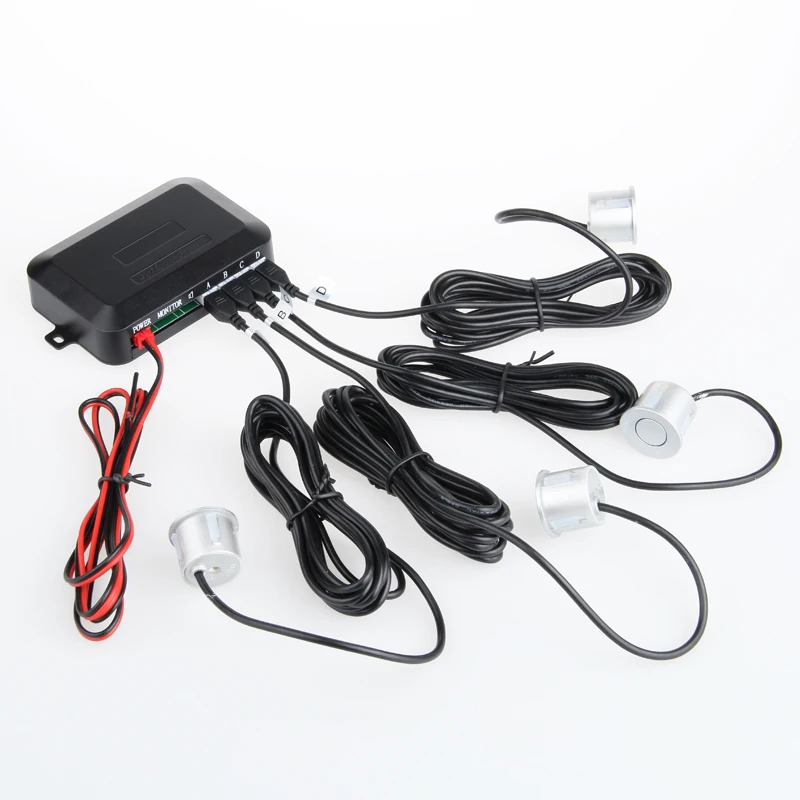 Беспроводной парковочный радар с 4 датчиками Система помощи при движении задним