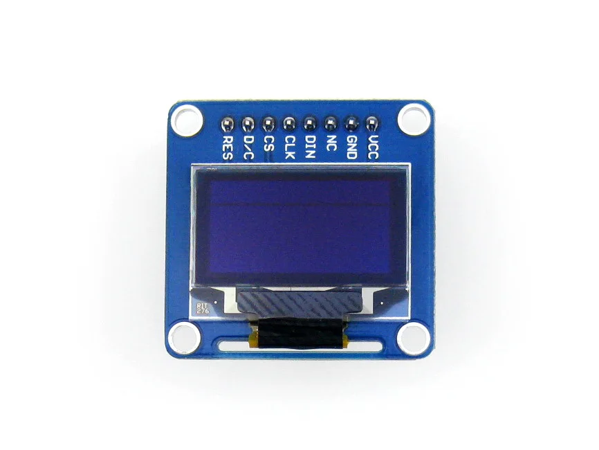 

Waveshare 0.96inch OLED (B) SPI / I2C interfaces straight / vertical pinheader 1306 Driver Chip 128*64 Resolution 3.3V / 5V