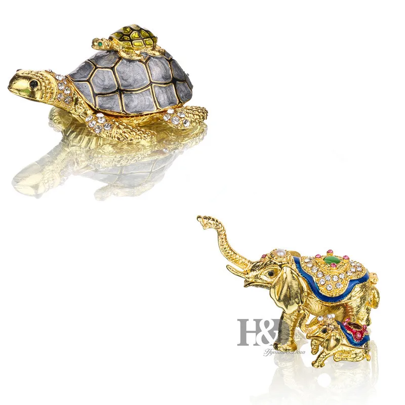 Украшения ручной работы H & D с бижутерией для мамы и ребенка шкатулка кристаллами