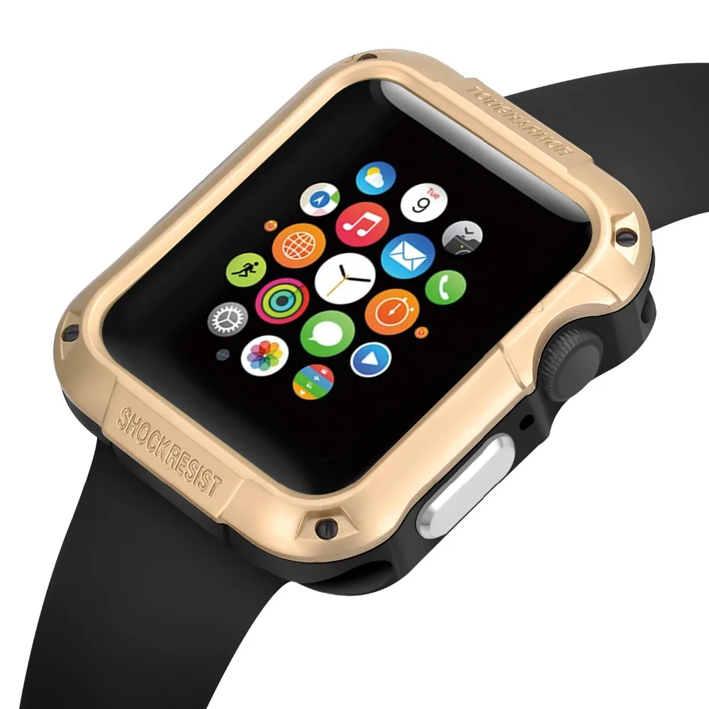 SGP защитный чехол Крышка для Apple Watch 4 5 44/40 мм прикрепляющийся к чехол для наручных часов iwatch серии 3/2/1/42 38 мм Мужские и женские часы, аксессуары