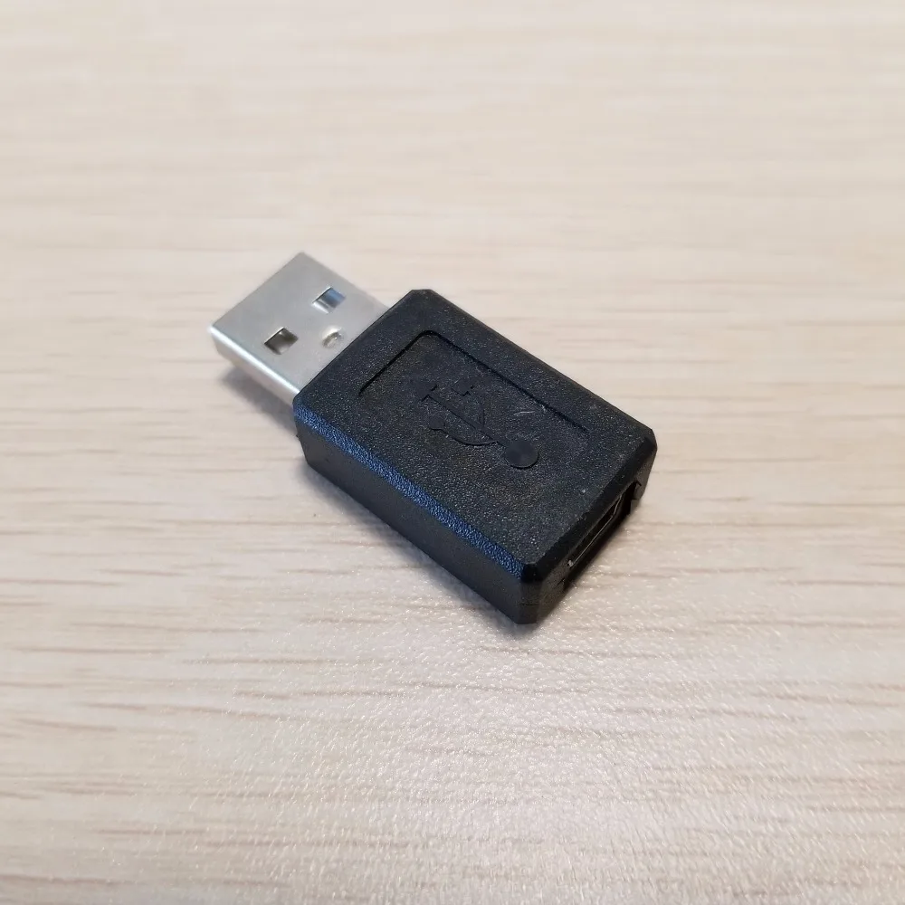 

Переходник с USB типа А «папа» на Mini Type B «мама»