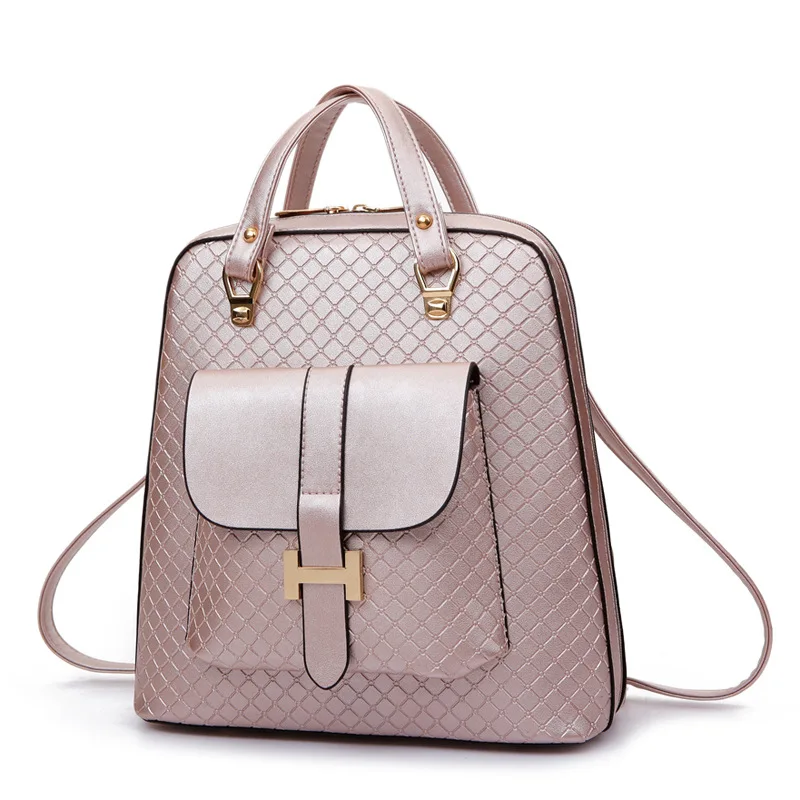 2016 Новый Дизайн Женщины ИСКУССТВЕННАЯ Кожа Рюкзаки Bolsas Mochila Feminina Большой Девушки