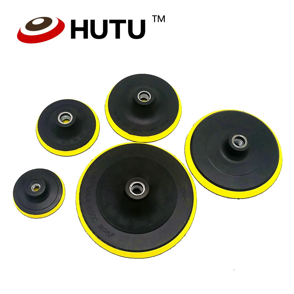 3"/4"/5"/6"/7" Backing Plate Polishing Buffing Buffer Backer Pad Hook&Loop Car Backer Plate