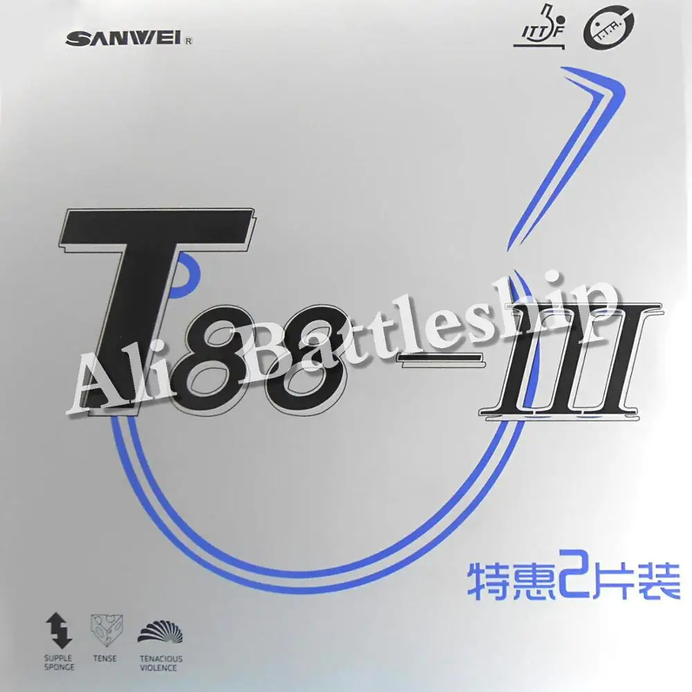 Оригинальные 2 шт. Sanwei T88-III pips-in настольный теннис pingpong резиновый с губкой