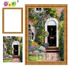 Набор для алмазной вышивки DPF, 5d круглая полноформатная алмазная живопись, вышивка крестиком с рамкой стразы, картина для домашнего декора