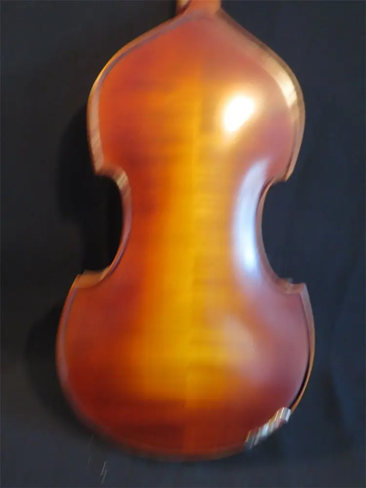 Электрическая скрипка 4/4 + акустическая коричневого цвета 5 струн в барочном