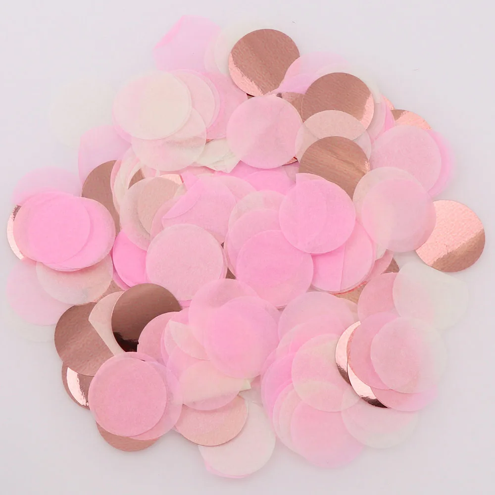 

Бумажное конфетти для праздника 2,5 см 1000 шт