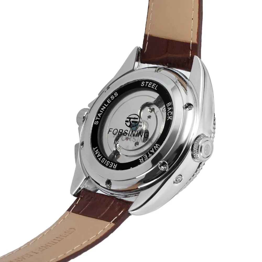 Forsining часы Для мужчин Tourbillon Автоматическая Наручные Топ Роскошные Брендовая