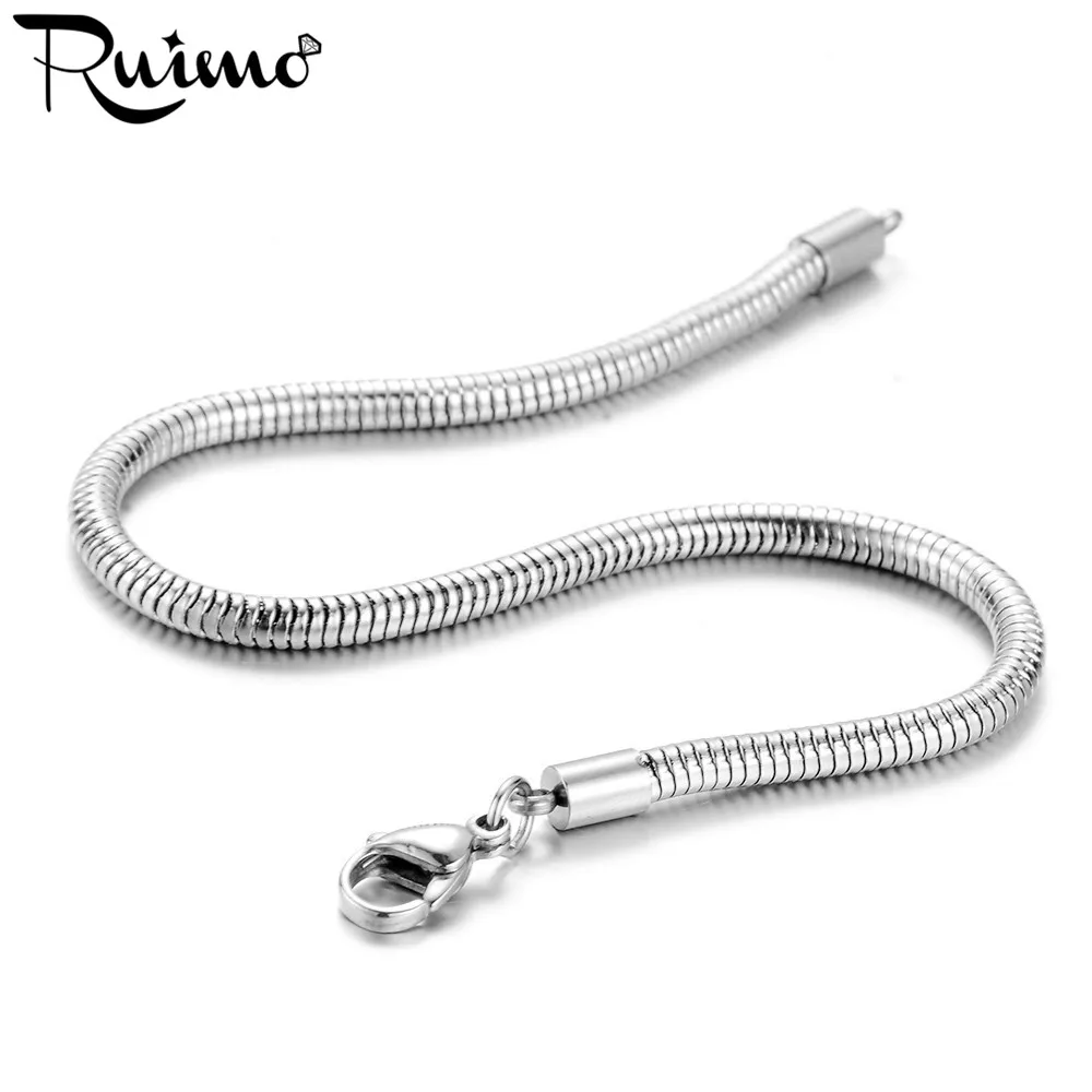 RUIMO в продаже 316l из нержавеющей стали Омаров застежка цепи Змеи Браслеты Для DIY