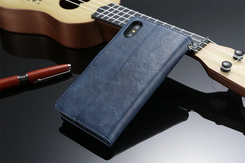 HOTR Флип кожаный чехол для iphone 5 5s 5 SE из искусственной кожи чехол для iphone 6 6s plus 7 7 plus 8 8 plus для iphone X полный Чехол