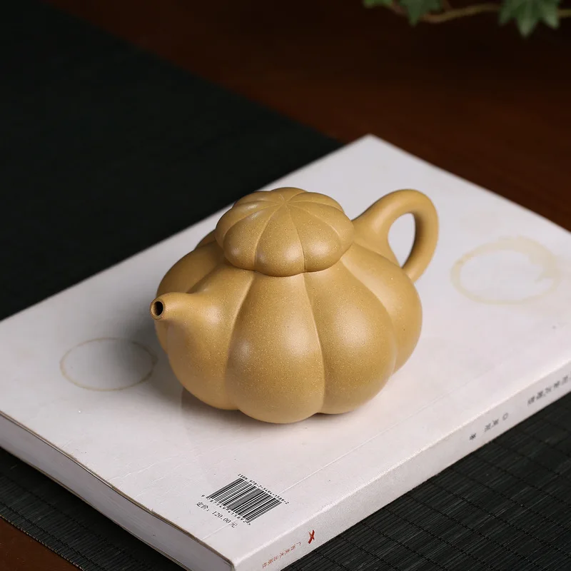 

Manual Purple Sand Pot Golden Section of Golden Section of Miju Ling Pot Kungfu Teaware Household Teapot Office Gift