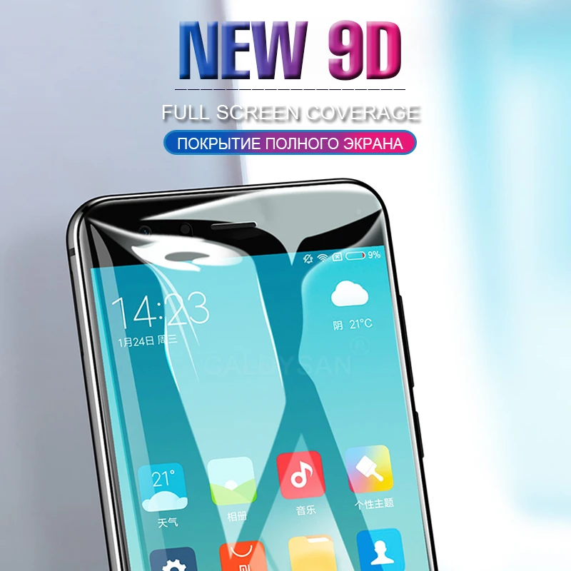 9D полное покрытие экрана протектор для Redmi 4X 4A 5 5A 5PLUS закаленное стекло NOTE4 NOTE5 PRO 6PRO