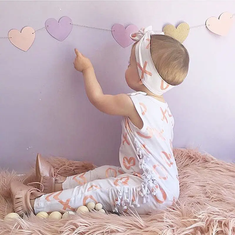 Детский комбинезон без рукавов с бахромой и повязкой на голову|baby girl clothes|baby fashion