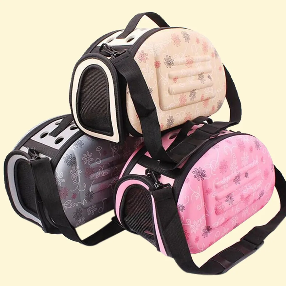 Складной EVA Pet Carrier Puppy Dog Cat Открытый Дорожная сумка для маленьких собак домашних