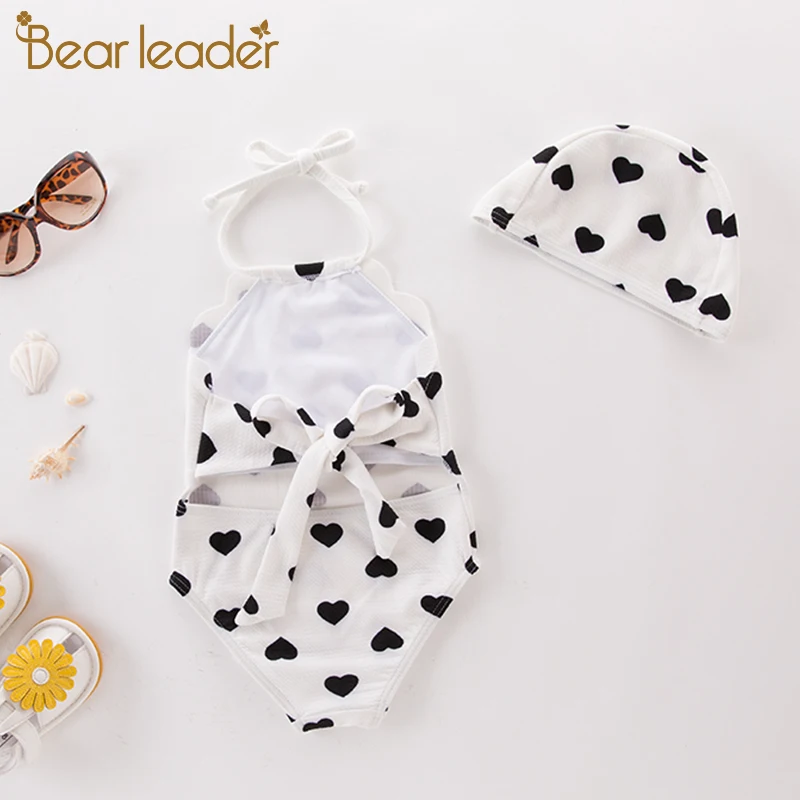 Bear Leader/купальный костюм для девочек коллекция 2019 года милый Новый Цельный