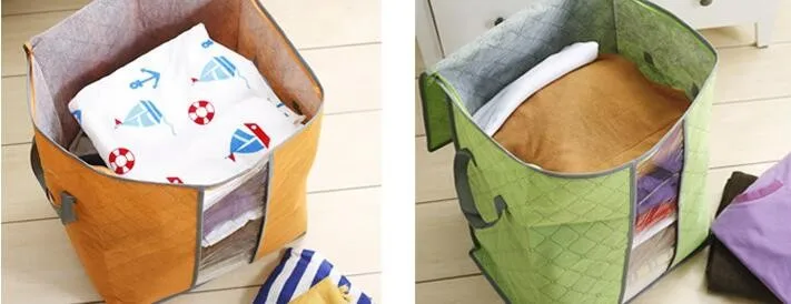 Сумка для хранения постельного белья студенческое общежитие тканый бамбуковый