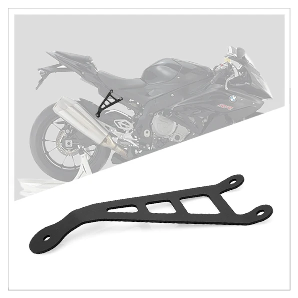 Новый кронштейн для выхлопной трубы с винтом черные аксессуары мотоциклов BMW S1000R
