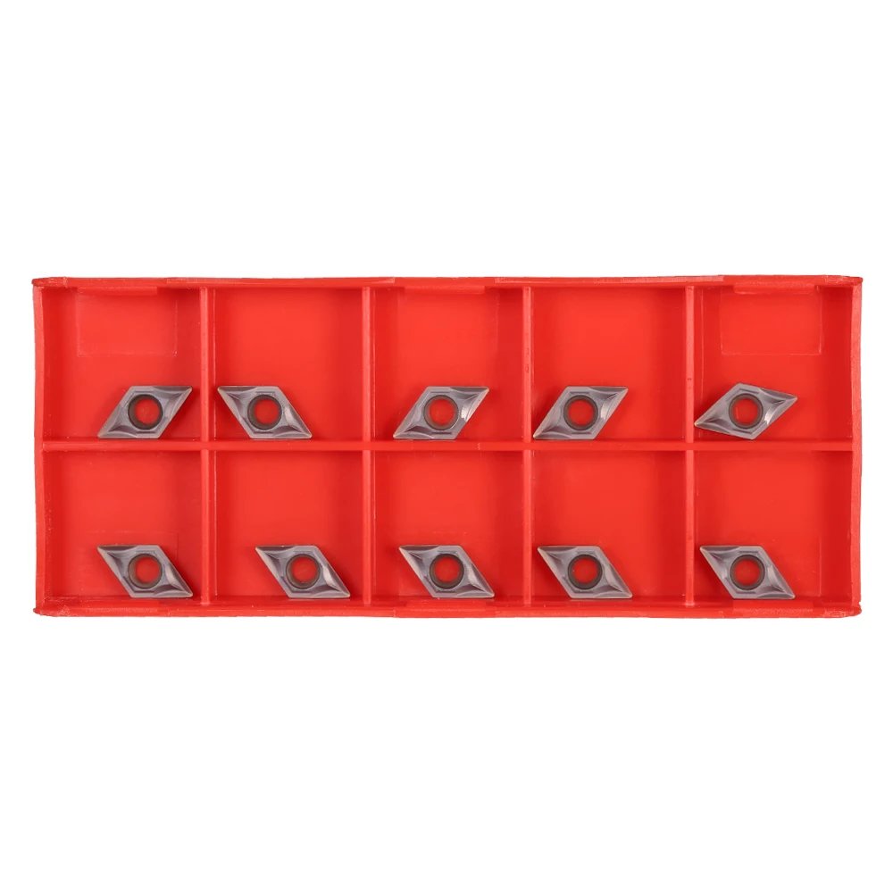 10 шт./кор. карбидные вставки резак Токарные пластины инструмент DCMT0702 YBC205 CNC лезвия