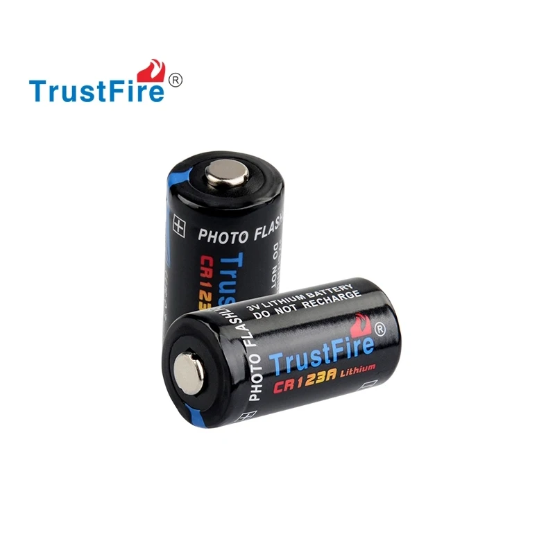 TrustFire CR123A 3 0 V 1300mAh одноразовая литиевая батарея для камеры/фонарика (не