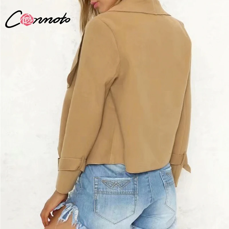 Conmoto Короткое женское шерстяное пальто зимняя куртка из смесовой шерсти