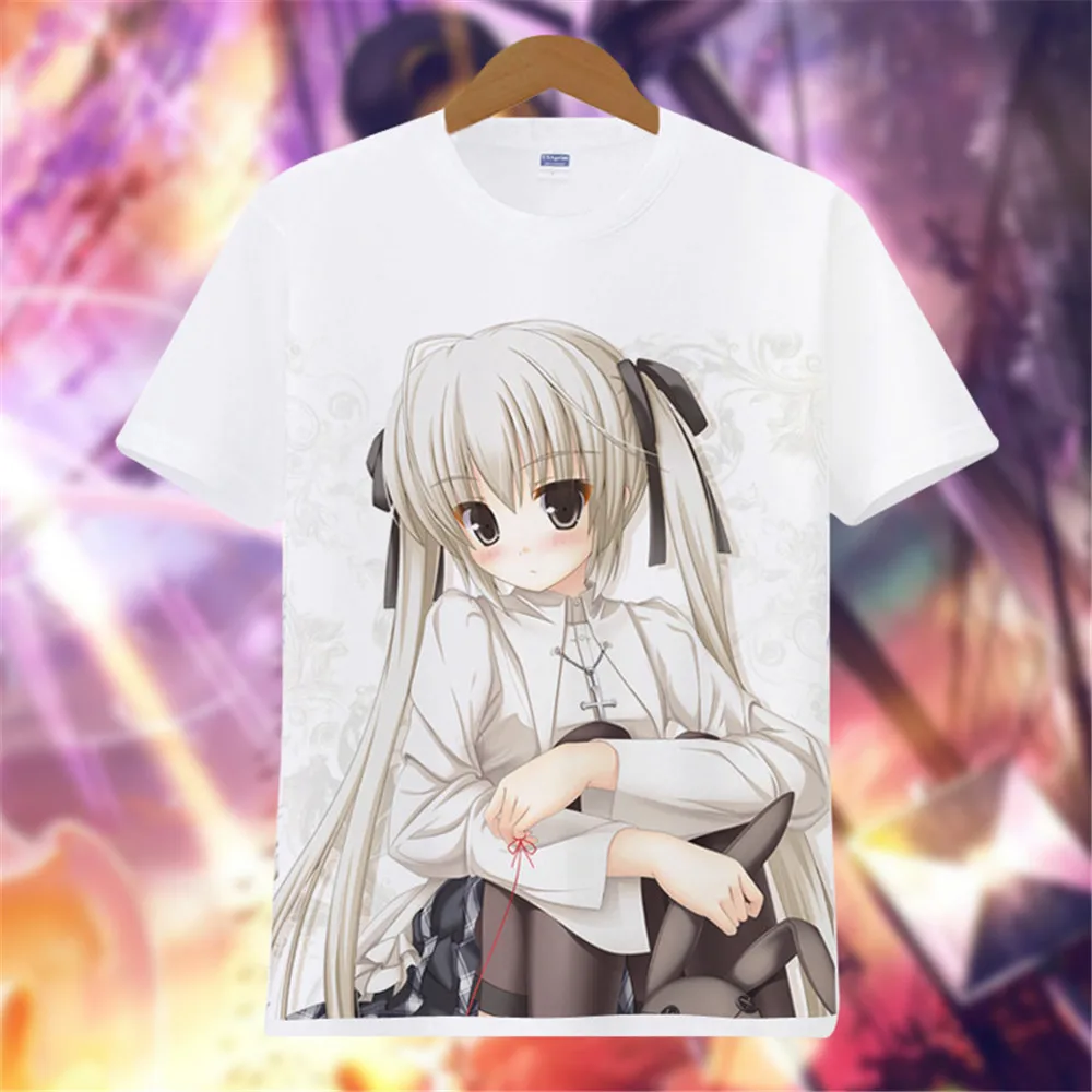 Футболка Kasugano Sora для косплея летняя модная футболка унисекс|Костюмы аниме| |