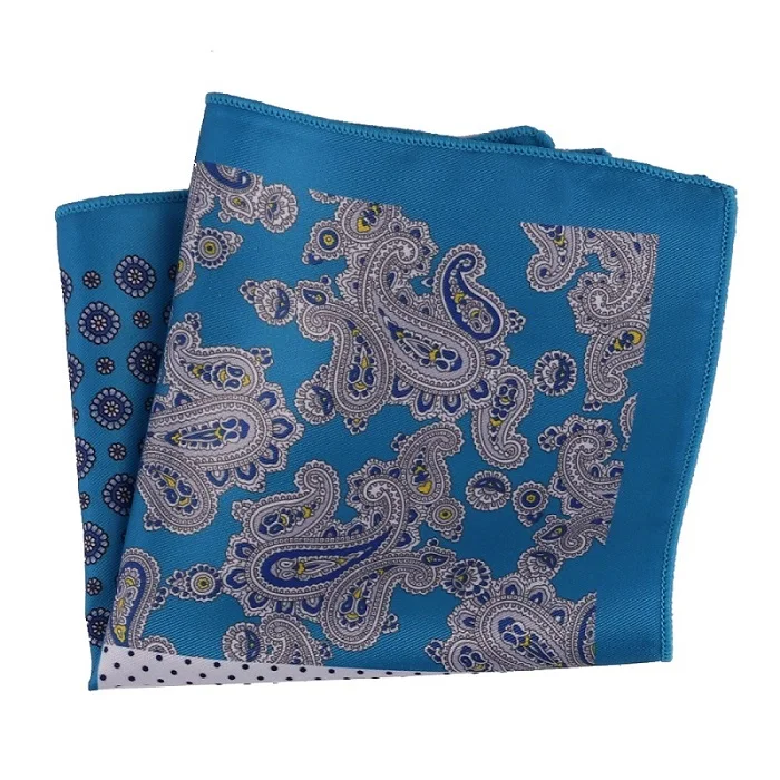 MPK-110pocket square Портной Смит мужской платок Пейсли горошек цветочный принт носовой платок из полиэстера бизнес Карманный квадратный полотенце для сундуков подарки - Цвет: MPK-110pocket square