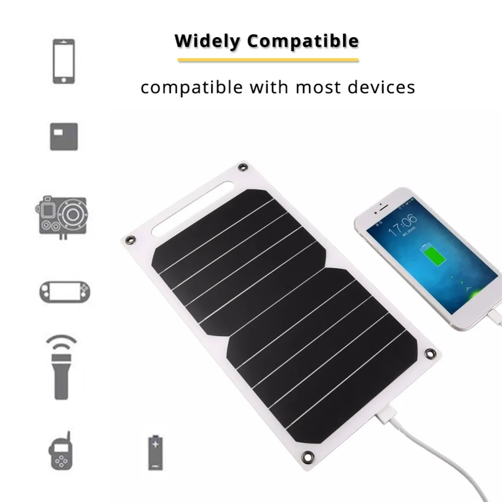 LERRRONX 10W 5V 1.2A Sunpower аварийное портативное солнечное зарядное устройство Панель
