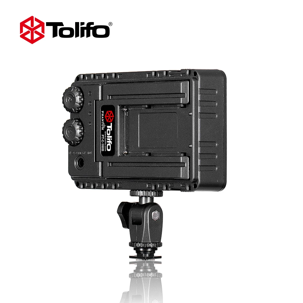 Tolifo PT 160b 160 светильник для видеокамеры двухцветная регулировка температуры