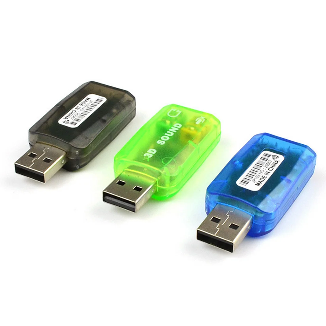 Внешняя звуковая карта USB со штекером 3 5 мм аудиоадаптер для наушников микрофона