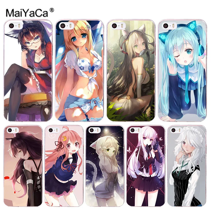 Для iphone 12 11 Pro 7 6 X Чехол пикантные мультфильм аниме kawaii для девочек с рисунком