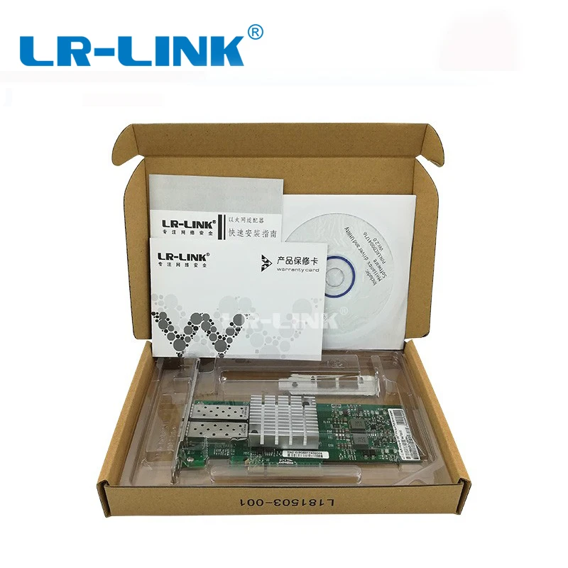 LR-LINK 6822XF-2SFP+ PCI-E x8 Mellanox ConnectX-3 Двойная оптическая карта сетевого интерфейса Ethernet 10