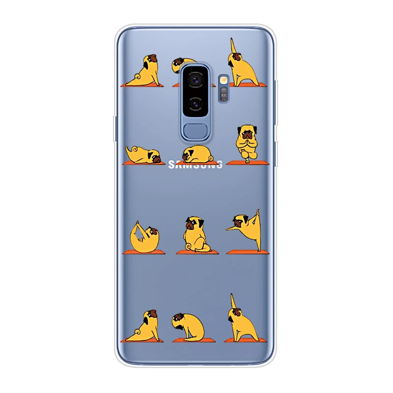 Чехол для Samsung Galaxy S9 Plus прозрачный силиконовый чехол с рисунком S9Plus + |