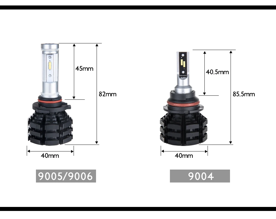 ATcomm H7 H11 H3 H15 светодиодный свет для автомобиля 12V 24V 6500K 8000K 10000K HB3 HB4 9012/Hir2 9004 светодиодный автомобилей фары супер яркий