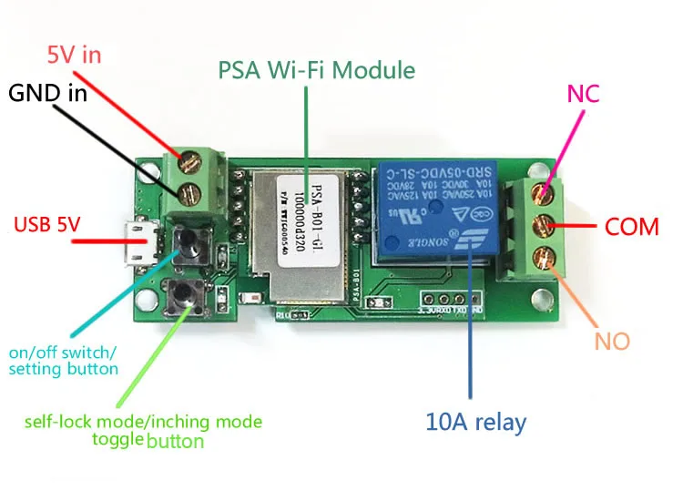 Aihasd Sonoff инчинг/самоблокирующийся WiFi беспроводной умный переключатель релейный