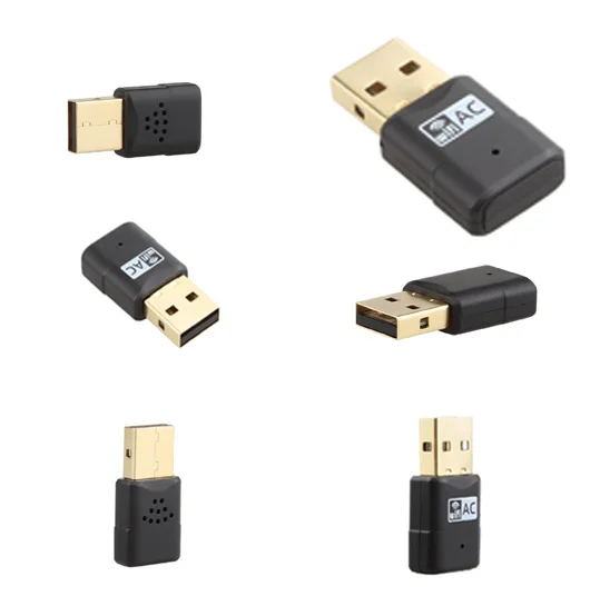 Беспроводной 600 Мбит Dual Band Mini Wi-Fi usb-адаптер компьютерной сети LAN Dongle