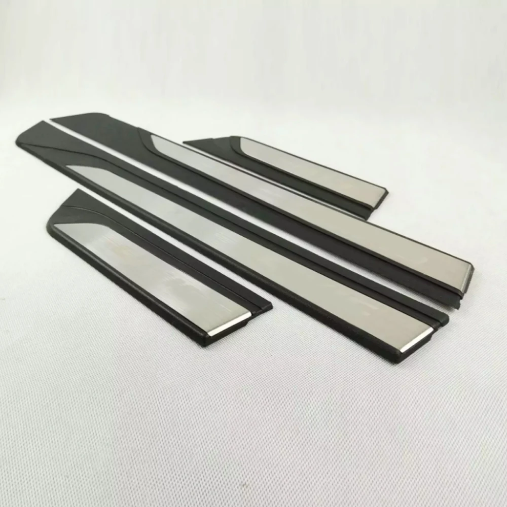 Защитная Накладка на порог боковой двери педали защитные накладки для Honda Civic 2016