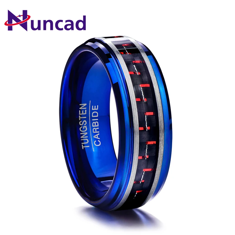 Nuncad T121R полноразмерные 7 12 винтажные мужские кольца инкрустированное красное