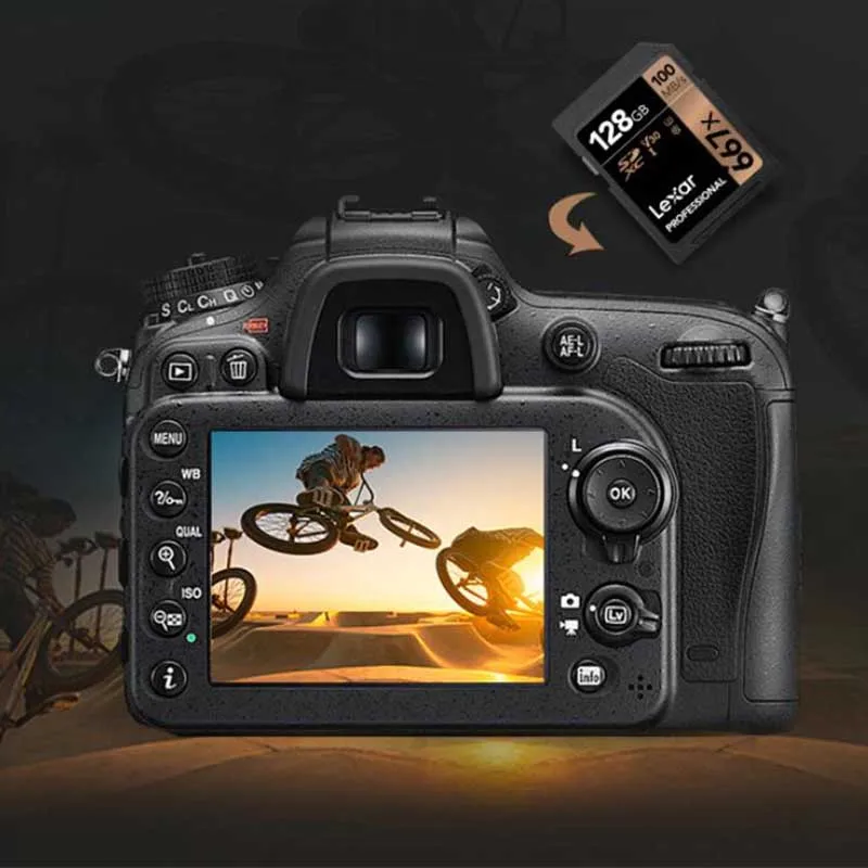 Lexar оригинальная 667x высокоскоростная sd карта 256 Гб памяти 128 г Бесплатная доставка