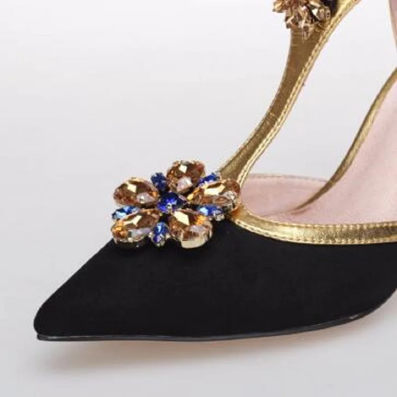 2019 Новое поступление летние женские пикантные босоножки из натуральной кожи на