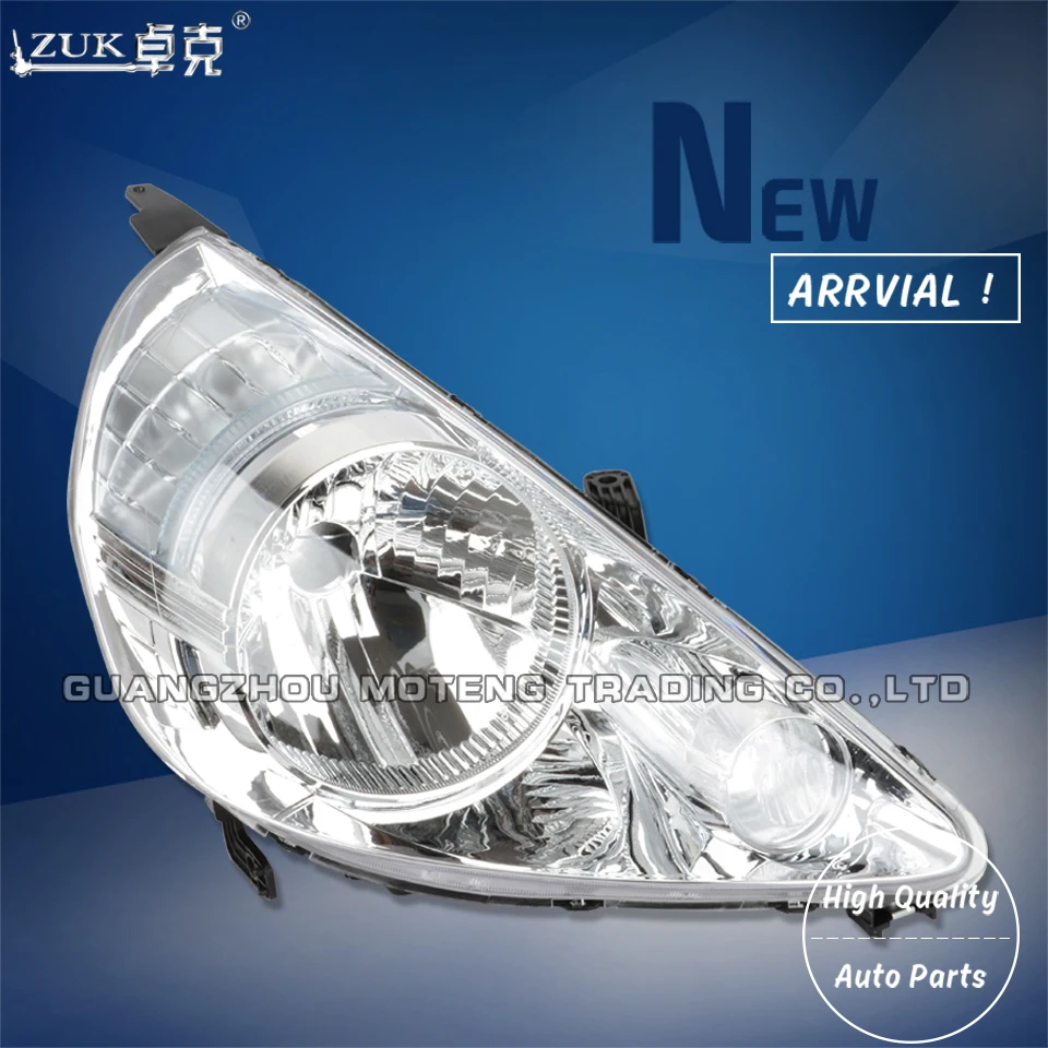 ZUK Brand New Front Headlight Headlamp Head Light Lamp For HONDA FIT JAZZ 2005 2006 2007 2008 GD1 GD3 Left Right Grey White